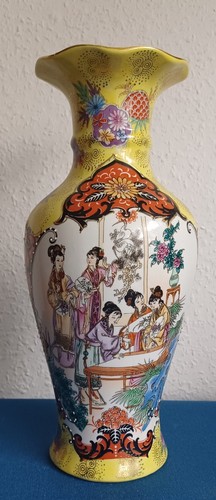 Prunkvolle asiatische vase - prunkvolle,