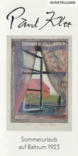 Paul Klee, Sommerurlaub auf Baltrum 1923, 8-seitige Information zur Ausstellung