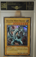 Yu-gi-oh! Blue Eyes White Dragon SKE-001 HOLO 1st Edition NM 7,5 Karte wie PSA