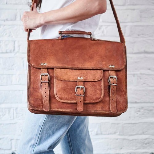Ledertasche echt vintage - ledertasche,