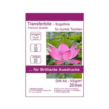 20 Blatt DIN A4 T-Shirt