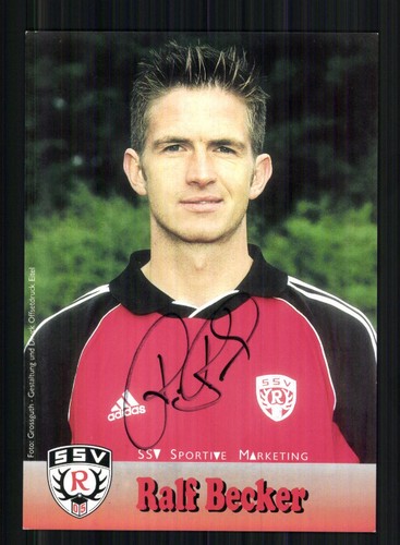 Ralf becker autogrammkarte - autogrammkarte, ssv