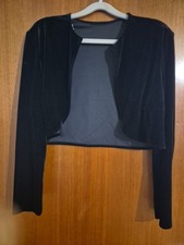 Bolero, schwarz, Samt, sehr elegant