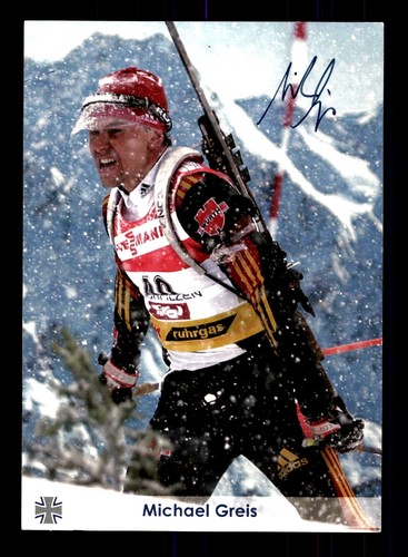 Michael greis autogrammkarte - greis,