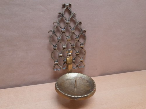 Wand kerzenhalter aus messing - wand,