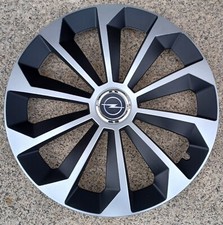 4 Alu-Design Radkappen FAME schwarz/silber 16 Zoll Opel