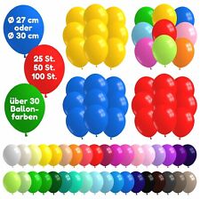 Luftballons Luftballon HELIUM geeignet GROSSE FARBAUSWAHL Naturlatex EU-Ware  