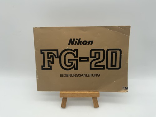 Nikon gebrauchsanweisung - fg-20,
