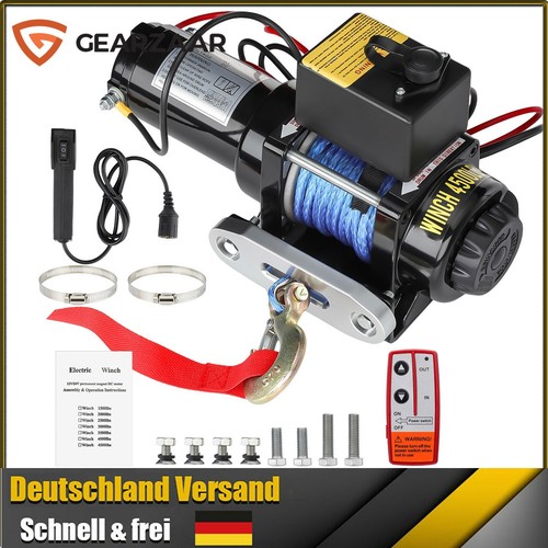 Elektrische seilwinde 4500lbs - elektrische,