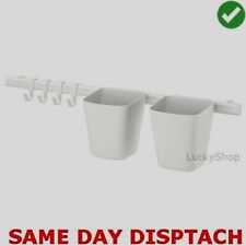 Küchenleiste Regal Haken hängend Platzspar Container Arbeitsplatte Ikea Sunnersta