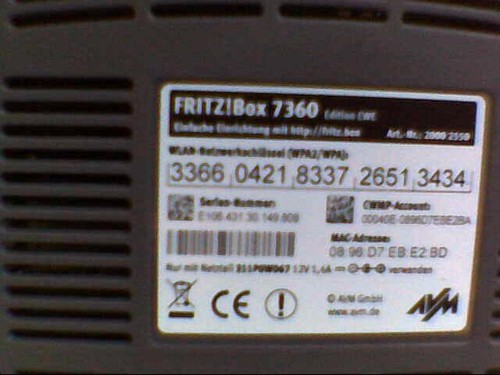 Fritzbox 7360 rot silber - fritzbox, rot/silber