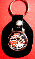Schlüsselanhänger Leder schwarz Red Devils Kaiserslautern  Fussball Fanartikel