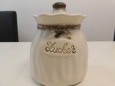 Steingut Zucker Vorratsdose Keramik Aufbewahrung