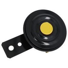 Premium Motorrad Hupe schwarz 12 Volt 70 mm Metall