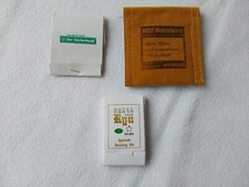 3x Reise Nähzeug Set Werbeaufdruck  "NDZ REISEBÜRO, DER BÜCHERBUND & HOTEL RYN"