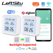 Tuya Zigbee WiFi Temperatur Feuchtigkeit Sensor Hygrometer Thermometer Detektor