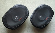 1 Paar TARGA-2-Wege-Oval-Autolautsprecher, 4 Ohm 60 Watt, B 237/163 mm, H 70 mm 