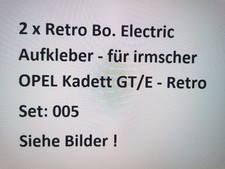 2 x Retro Bo. Electric