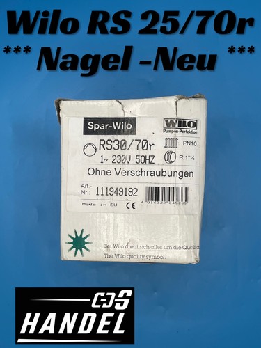 Wilo 70r 180mm 230v - rs,