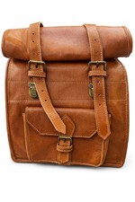 Echte Leder Rucksack aus Fès