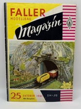Faller Modellbau Magazin Nr. 25 Oktober 1961 mit Bauplan Krone-Post Rarität