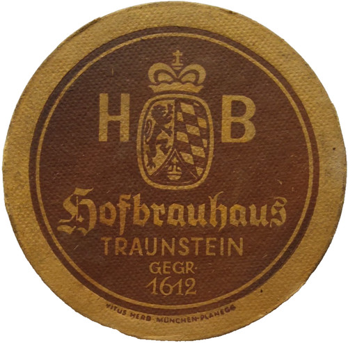 Alter bierdeckel hofbrauhaus - alter,