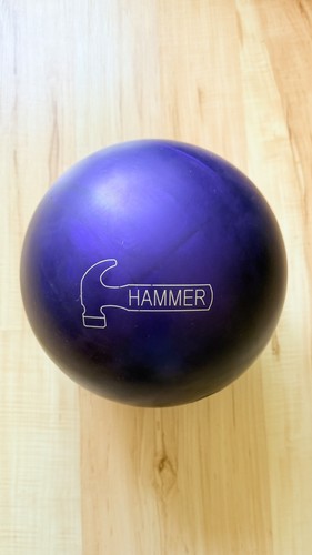 Bowling ball purple hammer - ball,