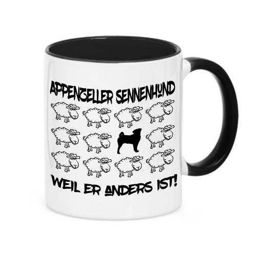 Tasse black sheep - black,