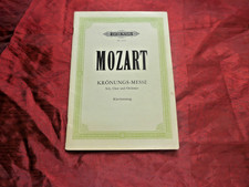 MOZART Krönungs-Messe Soli Chor und Orchester Klavierauszug