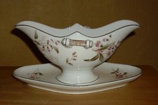 Wunderschöne alte Sauciere Blumendekor 