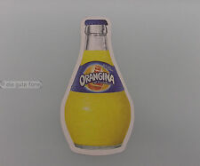WERBUNG -- ORANGINA LIMONADE MIT FRUCHTFLEISCH -- DECKEL aus PAPPE, mit 2 Seiten