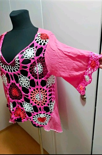 Tredy tunika pink weiß - tunika,