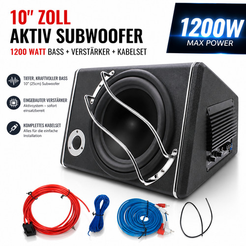 Zoll aktiv subwoofer - 10,