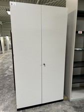 Assmann Garderobenschrank grau 5 Ordnerhöhen 100cm abschließbar