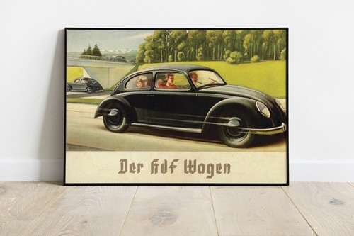 Poster käfer der kdf - vw,