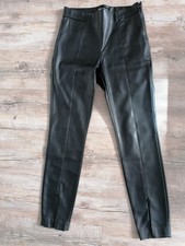 Kunstleder Hose, weiches Kunstleder, Neu, Gr. M, Schwarz