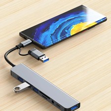 8-in-2 USB & USB-C Hub