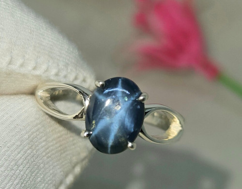 Echter blauer stern saphir - echter,