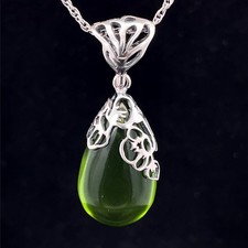 ANHÄNGER 925/- SILBER MIT BERNSTEIN SCHMUCKJAGD