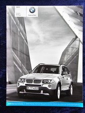 BMW X3 E83 Preisliste 3.2009 Modelle: X3 xDrive 20i 25i 30i  20d 30d 35d