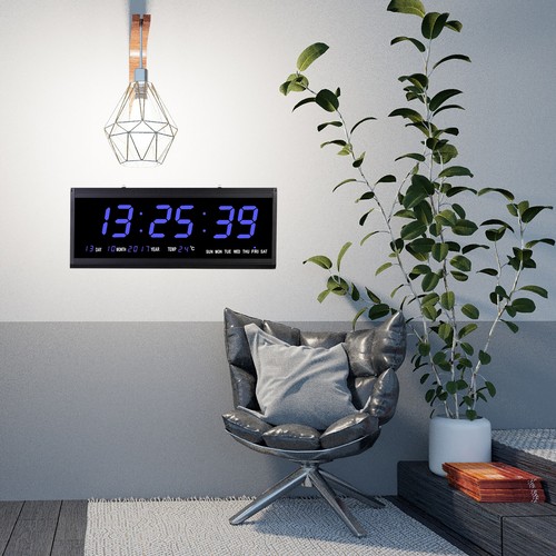 Xxl grosse led digital wanduhr - grosse,