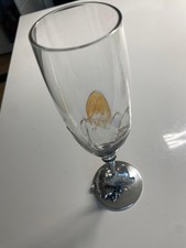 Antikes Weingglas mit Silber-