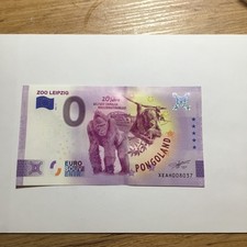 Null Euro Schein - 0 Euro Schein - Zoo Leipzig Pongoland -   XEAH008037 -2021-4