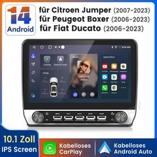 10.1 Zoll Für Fiat Ducato 2011-2022 Autoradio GPS NAVI Android 14.0 Carplay WIFI