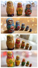 3 x 5 russische Matroschka 15