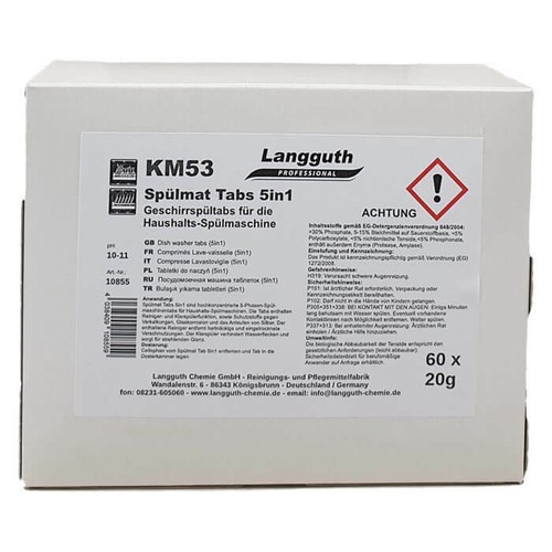 Langguth km53 spülmat 5in1 - spülmat,