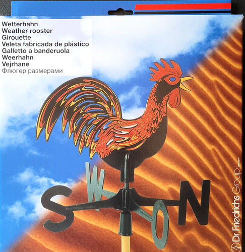 Wetterhahn 44x42 kunststoff - wetterhahn, cm