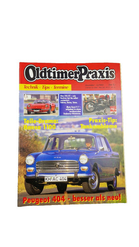 Oldtimerpraxis von 1993 - oldtimerpraxis,