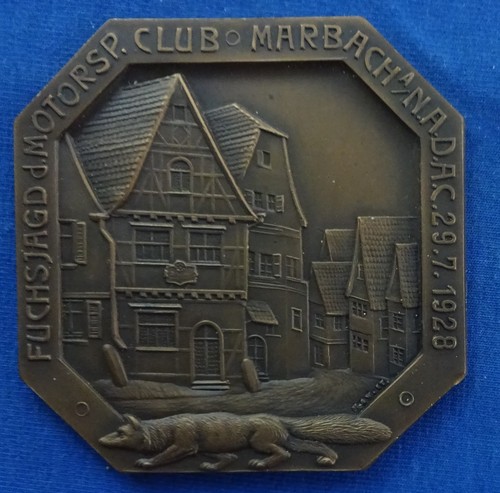 Marbach bronzeplakette - a.,