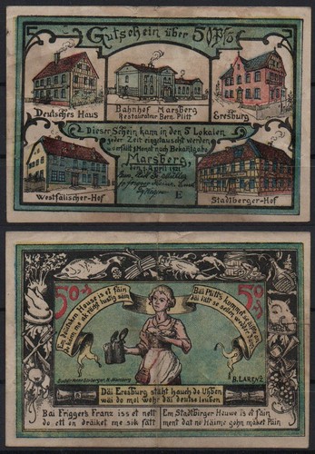 33371 konto e notgeld - "e":,